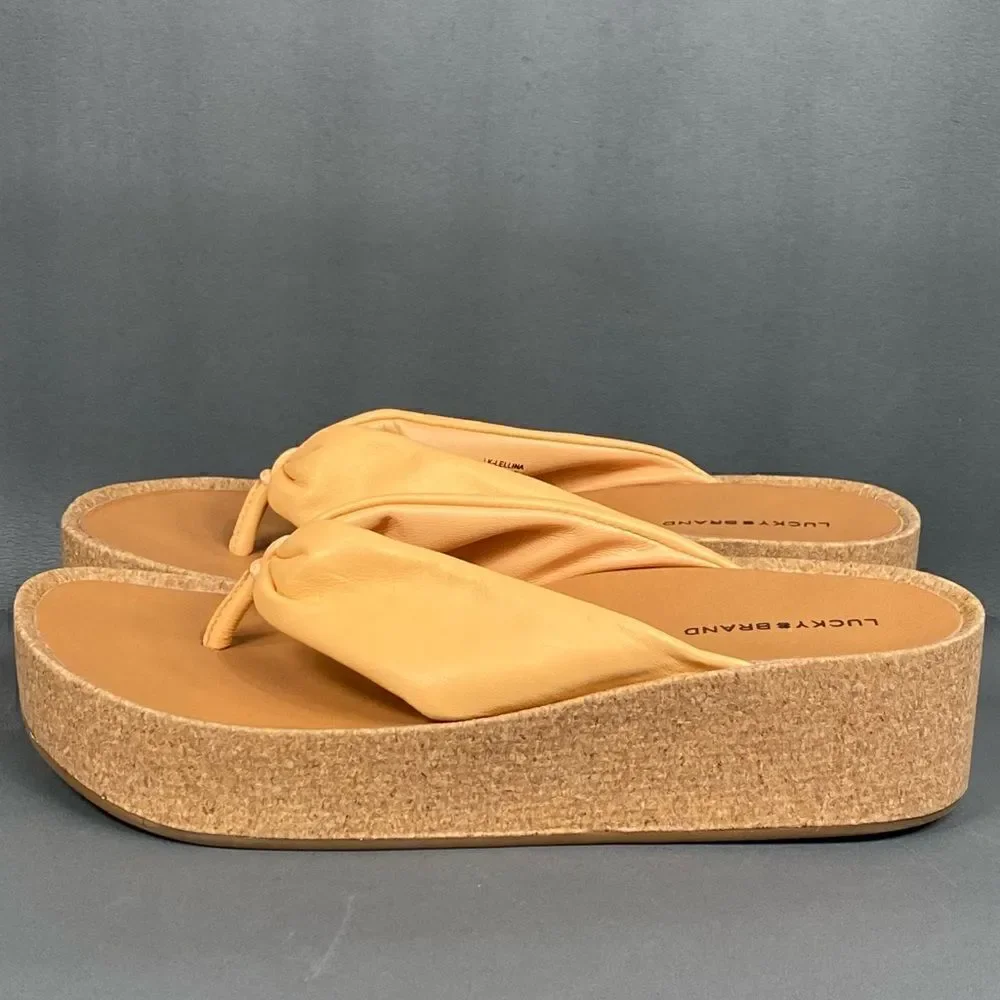 LUCKY BRAND Women's Lellina Platform Sandals size 10 (new without box)